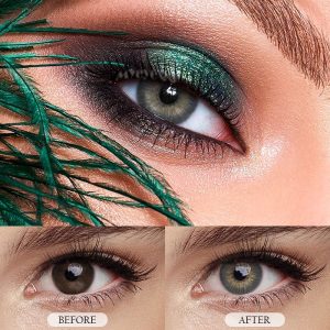 Coloredeye New York III Grey Prescription Colored Contact Lenses