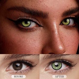 Coloredeye Norko Green Prescription Colored Contact Lenses