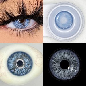 Coloredeye Nordic DNA Blue Prescription Colored Contact Lenses