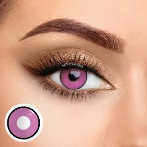 Coloredeye Minecraft Pink Prescription Cosplay Colored Contact Lenses