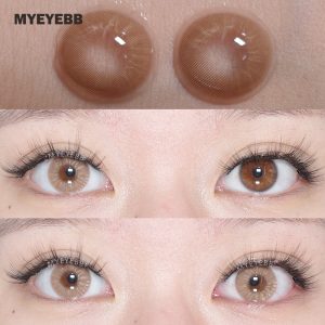 Coloredeye Eros Brown Prescription Colored Contact Lenses