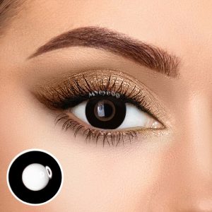 Coloredeye Black Block Prescription Cosplay Colored Contact Lenses