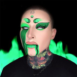 Coloredeye Blind White Mesh Cosplay Colored Contact Lenses