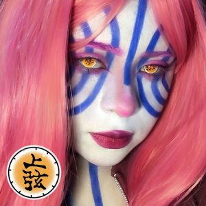 Coloredeye Blind Akaza Cosplay Colored Contact Lenses