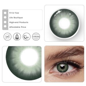 Coloredeye Dolly Green Prescription Colored Contact Lenses