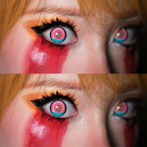 Coloredeye Blind Titan Pink Cosplay Colored Contact Lenses