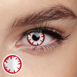 Coloredeye Incubus Red Prescription Cosplay Colored Contact Lenses