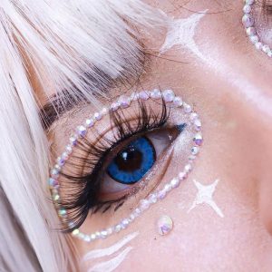 Coloredeye Sunflower Blue Prescription Cosplay Colored Contact Lenses