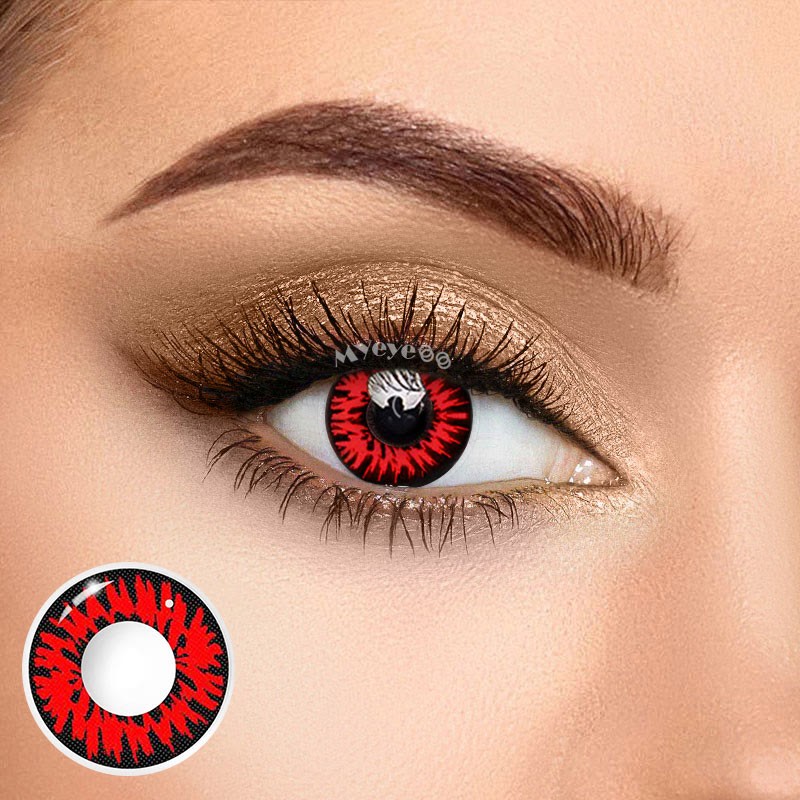 Coloredeye Enchanted Black Cosplay Colored Contact Lenses