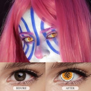 Coloredeye Blind Akaza Cosplay Colored Contact Lenses