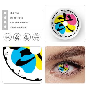 Coloredeye Blind Douma Prescription Cosplay Colored Contact Lenses