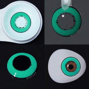 Coloredeye Elements Green Prescription Cosplay Colored Contact Lenses