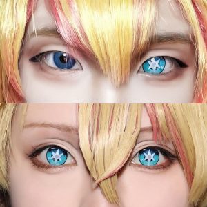 Coloredeye Blind Aqua Hoshino Blue Cosplay Colored Contact Lenses