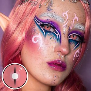 Coloredeye Blind Kamado Nezuko Ghost Prescription Cosplay Colored Contact Lenses