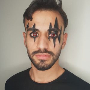 Coloredeye Enchanted Black Cosplay Colored Contact Lenses