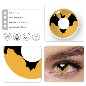 Coloredeye Bat Yellow Cosplay Colored Contact Lenses