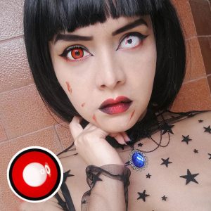 Coloredeye Manson Red Prescription Cosplay Colored Contact Lenses