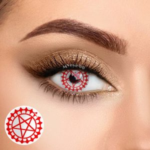 Coloredeye Blind Ciel's Contract Red & White Cosplay Colored Contact Lenses