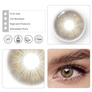 Coloredeye Rome Times Brown Prescription Colored Contact Lenses