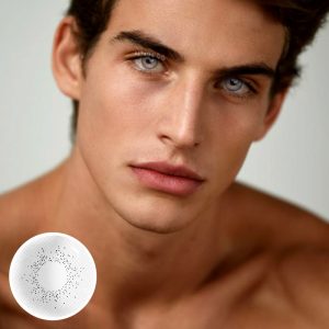 Coloredeye Ocean Grey Prescription Men Colored Contact Lenses