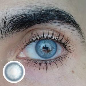 Coloredeye Unspoken Mirage Blue Prescription Men Colored Contact Lenses