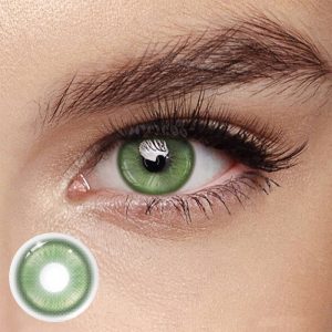 Coloredeye Magic Coral Green Prescription Colored Contact Lenses
