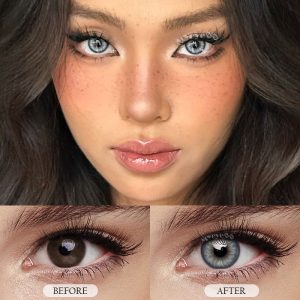 Coloredeye Icy Cosmos Violet Grey Colored Contact Lenses | 1 Month