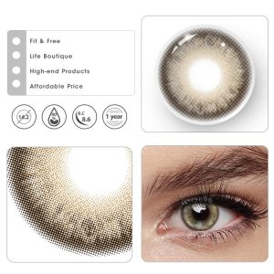 Coloredeye Nebula Brown Colored Contact Lenses