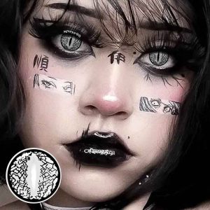 Coloredeye Blind Lizard Eye Sliver Cosplay Colored Contact Lenses