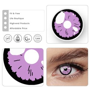 Coloredeye Shizuku Purple Cosplay Colored Contact Lenses