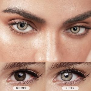 Coloredeye Rime Brown Prescription Colored Contact Lenses