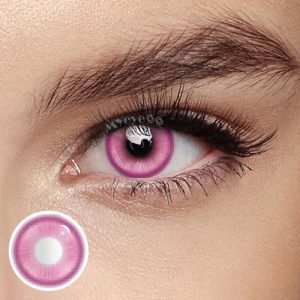 Coloredeye Magic Coral Rose Red Prescription Colored Contact Lenses