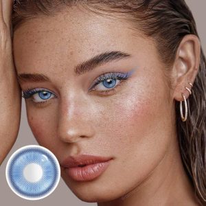 Coloredeye Magic Coral Blue Prescription Colored Contact Lenses