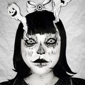 Coloredeye White Manson Prescription Cosplay Colored Contact Lenses