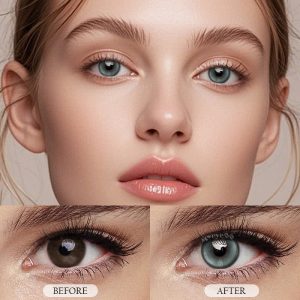 Coloredeye Dolce Vita Green Prescription Colored Contact Lenses