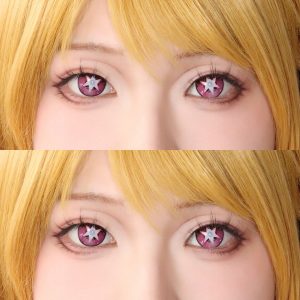 Coloredeye Blind Ai Hoshino Red Cosplay Colored Contact Lenses