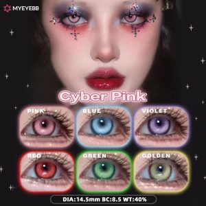 Coloredeye Cyber Pink Prescription Cosplay Colored Contact Lenses