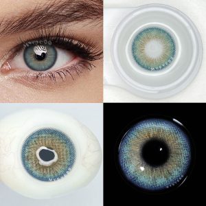 Coloredeye Deepwater Zone Blue Prescription Colored Contact Lenses