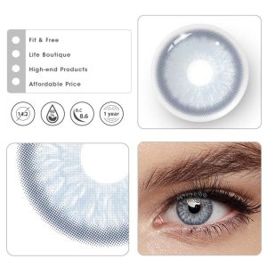 Coloredeye Nordic DNA Blue Prescription Colored Contact Lenses