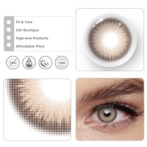 Coloredeye Y2K Boho Brown Prescription Colored Contact Lenses
