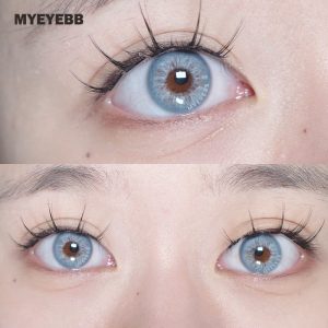 Coloredeye Unspoken Mirage Blue Prescription Colored Contact Lenses