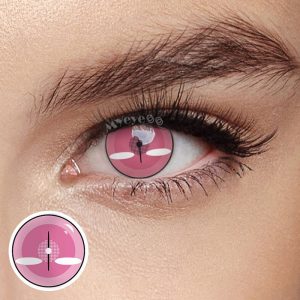 Coloredeye Blind Nezuko Demon Prescription Cosplay Colored Contact Lenses
