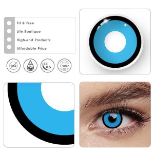 Coloredeye Blue Manson Prescription Cosplay Colored Contact Lenses