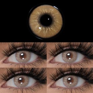 Coloredeye Eros Brown Prescription Colored Contact Lenses