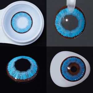 Coloredeye Sunflower Blue Prescription Cosplay Colored Contact Lenses