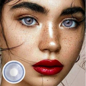 Coloredeye Genshin Moon Blue Prescription Colored Contact Lenses