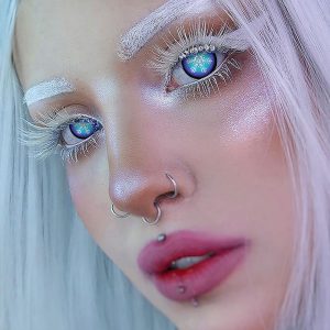 Coloredeye Blind Snowflake Cosplay Colored Contact Lenses