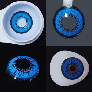 Coloredeye Genshin Impact Blue Prescription Cosplay Colored Contact Lenses