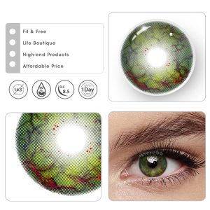 Coloredeye Venom Realm Green Cosplay Colored Contact Lenses丨1 Day