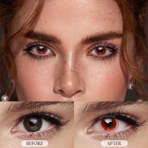 Coloredeye Infernal Vow Red Cosplay Colored Contact Lenses丨1 Day